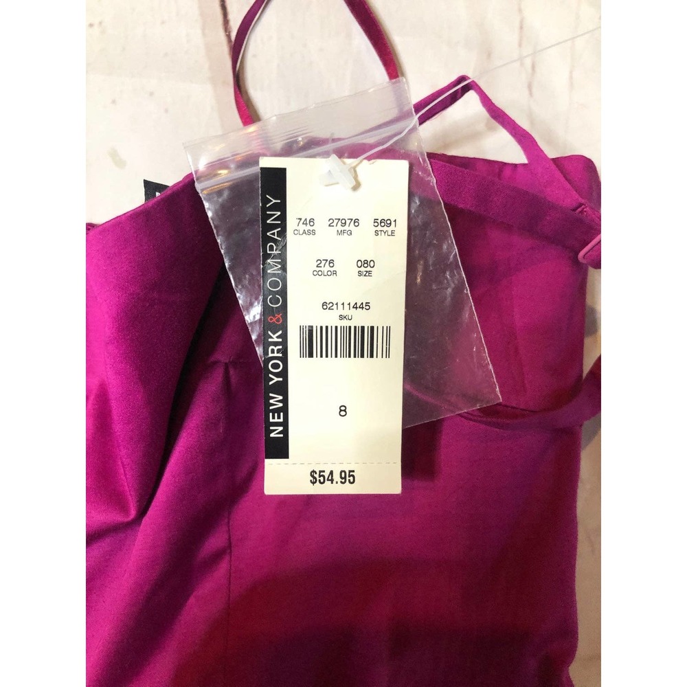 Strapless fuschia Night Out Size 8 Dress from New York & Co - Picture 2 of 9